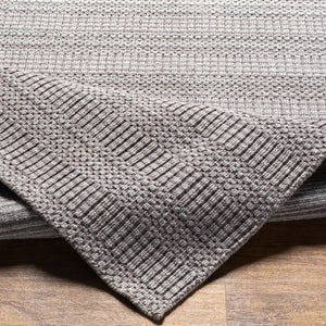 Hickory HCK-2304 9' x 12' Handmade Rug HCK2304-912  Dark Brown, Beige, Gray, Charcoal Surya