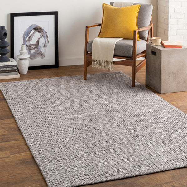 Surya Hickory Modern 2' X 3' Handmade Area Rug In Recycled Pet Yarn - Stylish, Durable, Eco-friendly Decor Dark Brown Recycled Pet Yarn Hck2304-23
