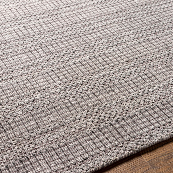 Surya Hickory Modern 2' X 3' Handmade Area Rug In Recycled Pet Yarn - Stylish, Durable, Eco-friendly Decor Dark Brown Recycled Pet Yarn Hck2304-268