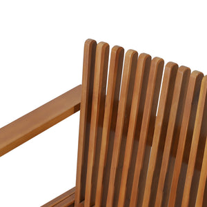 English Elm Outdoor Acacia Slatted Club Chairs Set of 2 Teak Finish Patio Lounge Seating 71921.00WTC