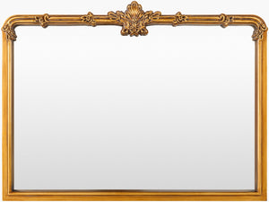 Livabliss Highclere Traditional Rectangular Mantel Mirror Wide Horizontal Frame Living Room Wall HCL001-3040