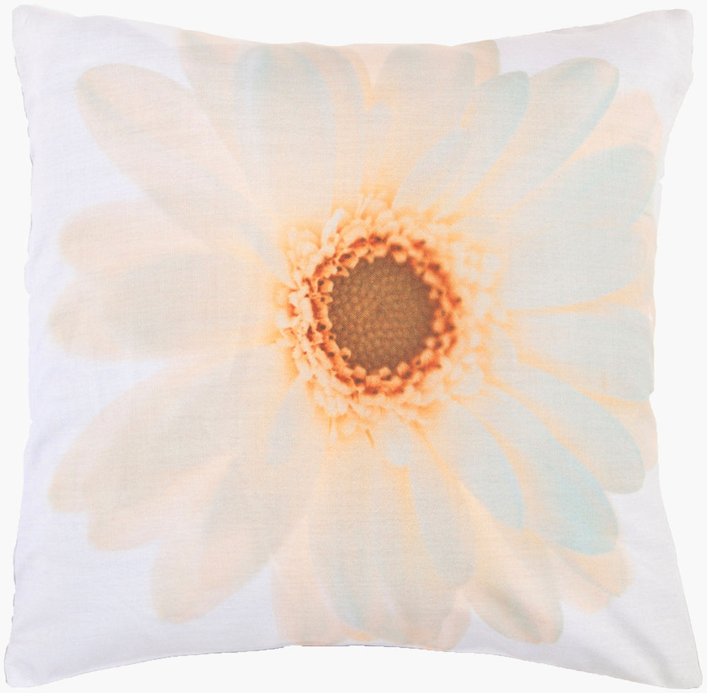 Surya Decorative Pillows Hco-601 - Cozy Cottage-style Accent Pillows For Sofa Or Bed, 18"L X 18"W Medium Brown Polyester Hco601-1818d
