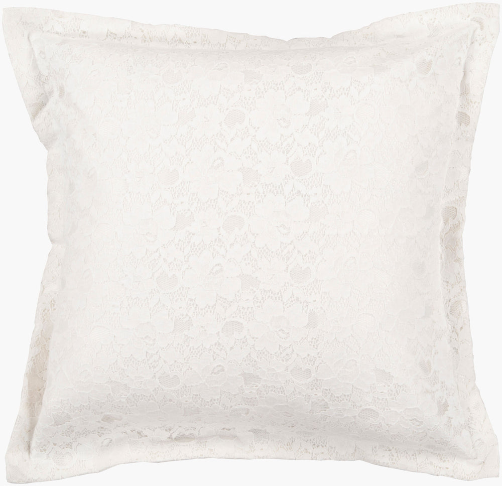 Surya Decorative Pillows Hco-601 - Cozy Cottage-style Accent Pillows For Sofa Or Bed, 18"L X 18"W Medium Brown Polyester Hco601-1818d
