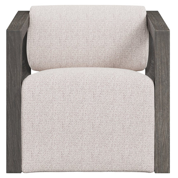 Bernhardt Bernhardt Leilani Outdoor Swivel Chair — Smoked Truffle Teak, 360° Smooth Rotation, Weatherproof Comfort - Made to Order O4319SB