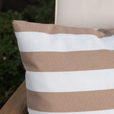 Christopher Knight Home® Noble House Coronado Stripe Square Pillow