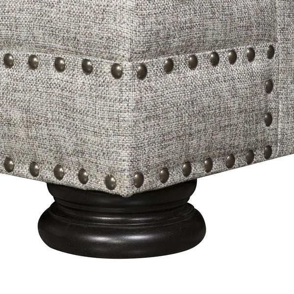 Bernhardt Bernhardt Foster Chair With Nailhead Trim, Rolled Arms & Padded Cushions — Custom Upholstery Options - Made to Order B5172A