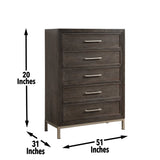 Steve Silver Broomfield 5-Drawer Chest BR950C