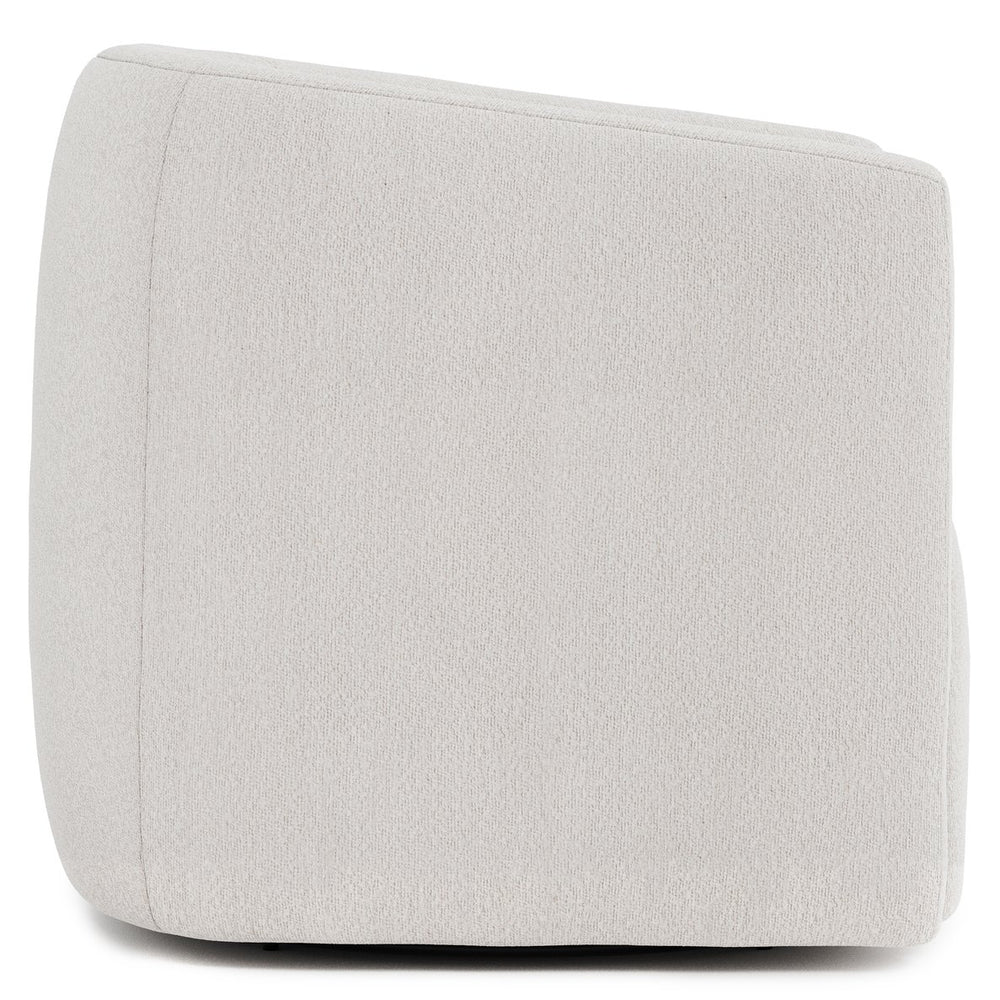 Bernhardt Bernhardt Aline Swivel Chair With Barrel-Back Design, Plush Poly Seat, Smooth 360° Swivel Comfort B6923SA