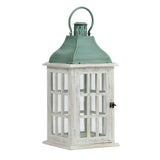 Christopher Knight Home® - Noble House - Hooven Coastal Handcrafted Small Mango Wood Decorative Lantern