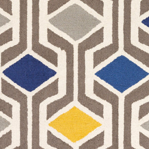 Livabliss Hilda Hand Tufted Wool Area Rug High Pile Neutral Tone Accent for Entryway or Bedroom Charcoal, Cream 8' x 11' HDA2385-811