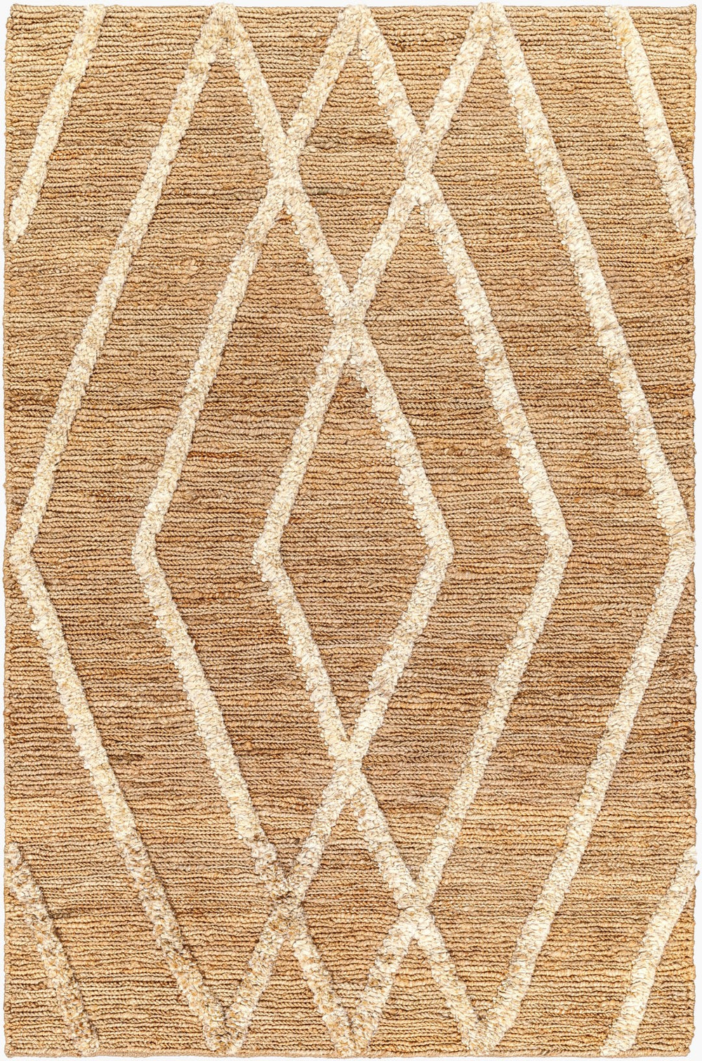 Surya Hadley Hde-2300 Eco-friendly Handmade Jute Rug - 2' X 3' High Pile For Durable Comfort & Style Tan Jute Hde2300-23