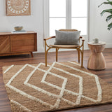 Hadley HDE-2300 8' x 10' Handmade Rug HDE2300-810  Tan Surya