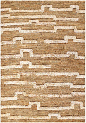 Surya Hadley Hde-2300 Eco-friendly Handmade Jute Rug - 2' X 3' High Pile For Durable Comfort & Style Tan Jute Hde2301-23