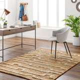 Hadley HDE-2301 8' x 10' Handmade Rug HDE2301-810  Tan Surya