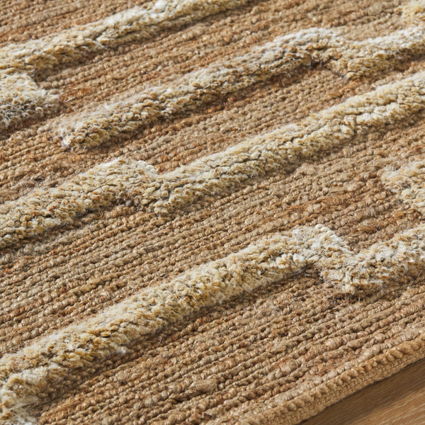 Surya Hadley Hde-2300 Eco-friendly Handmade Jute Rug - 2' X 3' High Pile For Durable Comfort & Style Tan Jute Hde2301-23