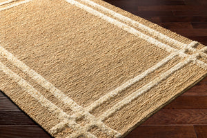 Surya Hadley Hde-2300 Eco-friendly Handmade Jute Rug - 2' X 3' High Pile For Durable Comfort & Style Tan Jute Hde2302-23