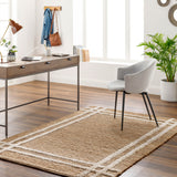 Hadley HDE-2302 8' x 10' Handmade Rug HDE2302-810  Tan Surya