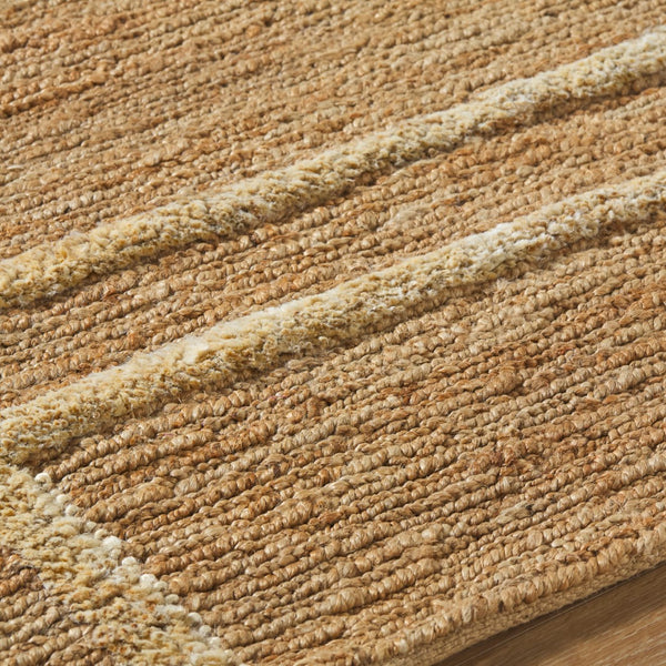 Surya Hadley Hde-2300 Eco-friendly Handmade Jute Rug - 2' X 3' High Pile For Durable Comfort & Style Tan Jute Hde2302-23