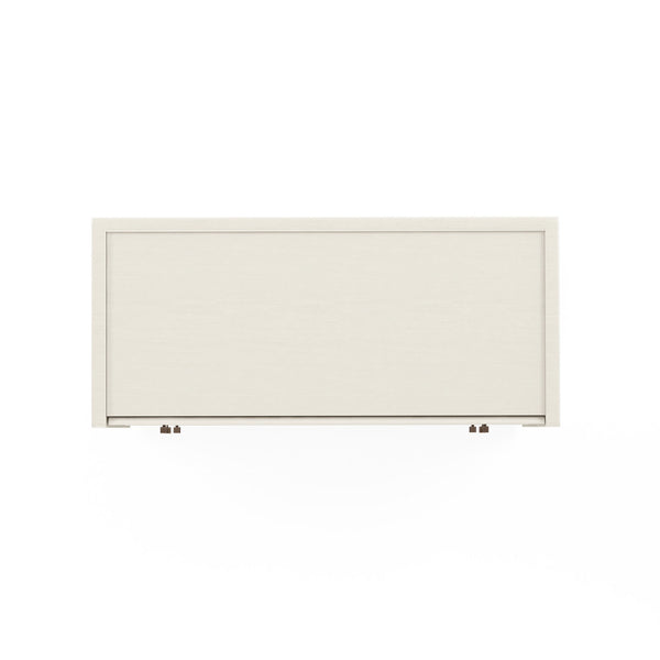 A.R.T. Furniture Blanc Contemporary Bachelor’S Chest With Alabaster Finish, Cedar-lined Drawers & Pull-out Tray White Parawood Solids,Maple Veneers,Metal 289158-1017