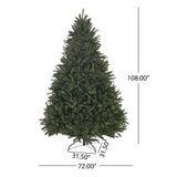 Christopher Knight Home® - Noble House - 9-foot Norway Spruce Unlit Hinged Artificial Christmas Tree