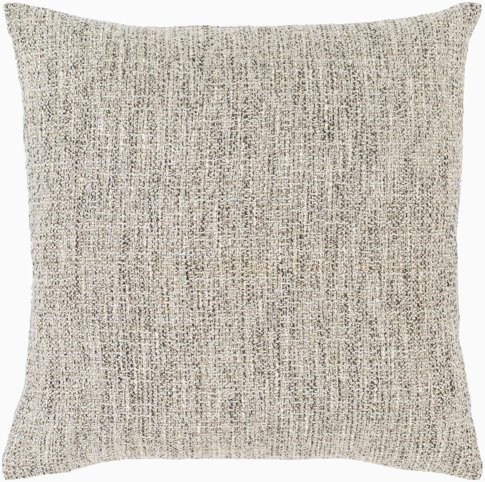 Surya Heidi 18" Accent Pillow - Luxurious Scandinavian Modern Style, Soft Cotton Blend, Easy Care Home Decor Charcoal Polyester,Cotton Hdi001-2222d