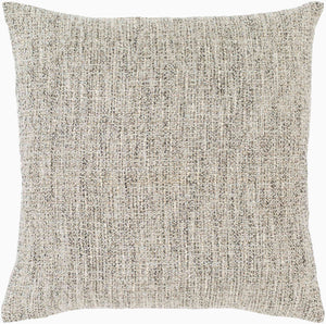 Surya Heidi 18" Accent Pillow - Luxurious Scandinavian Modern Style, Soft Cotton Blend, Easy Care Home Decor Charcoal Polyester,Cotton Hdi001-2222d