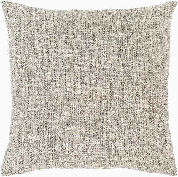 Surya Heidi 18" Accent Pillow - Luxurious Scandinavian Modern Style, Soft Cotton Blend, Easy Care Home Decor Charcoal Polyester,Cotton Hdi001-2222d