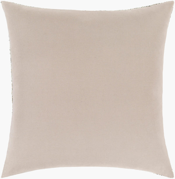 Surya Heidi 18" Accent Pillow - Luxurious Scandinavian Modern Style, Soft Cotton Blend, Easy Care Home Decor Charcoal Polyester,Cotton Hdi001-2222d
