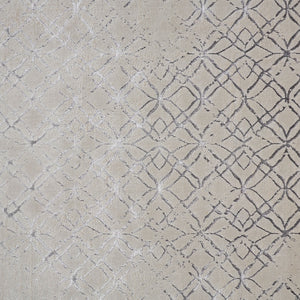 Feizy Rugs Micah Modern Abstract Area Rug - High-grade Soft Polyester, Stain Resistant, Easy Care, Contemporary Style Silver,Gray,White Polyester,Polypropylene 6943047fbgeslvh13