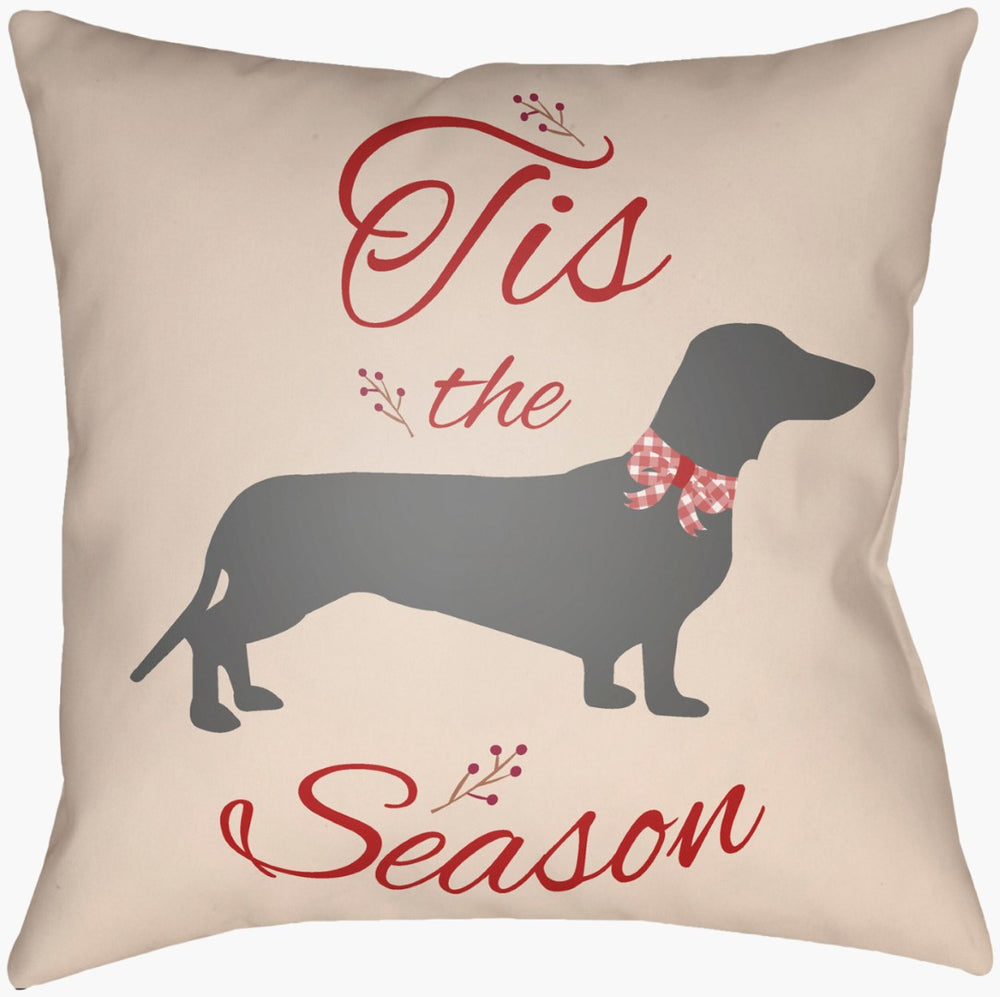 Livabliss Holiday Home Woven Polyester Accent Pillow Rustic Textured Square Sofa Throw HDO001-1818