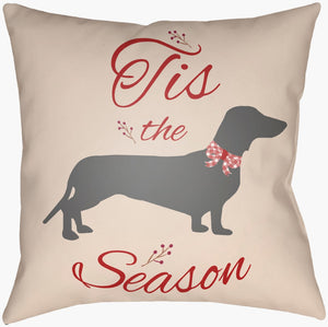 Livabliss Holiday Home Woven Polyester Accent Pillow Rustic Textured Square Sofa Throw HDO001-1818