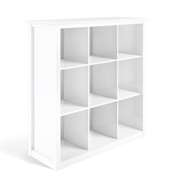 English Elm Artisan 9-Cube Bookcase - Handcrafted White Storage Unit For Stylish Organization In Any Room B136P158415