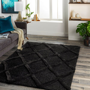 Livabliss Hudson Shag Area Rug Machine Woven Plush Polyester Blend for Living Room Warmth HDS2300-9212