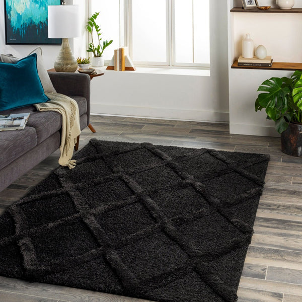 Livabliss Hudson Shag Area Rug Machine Woven Plush Polyester Blend for Living Room Warmth HDS2300-9212