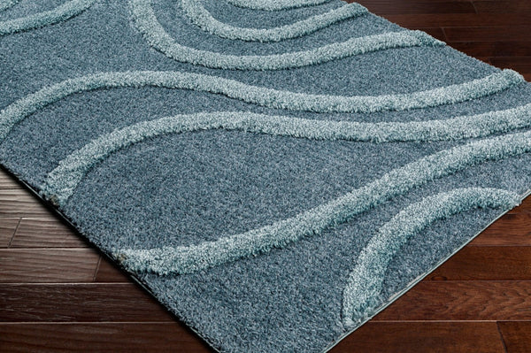 Livabliss Hudson Plush Shag Area Rug Machine Woven Polyester Blend for Living Rooms and Bedrooms HDS2304-9212