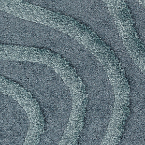 Livabliss Hudson Plush Shag Area Rug Machine Woven Polyester Blend for Living Rooms and Bedrooms HDS2304-9212