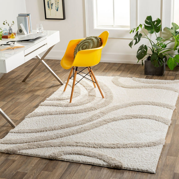 Livabliss Hudson Shag Plush Polyester Blend Area Rug for Living Room and Primary Bedroom HDS2310-9212