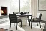 Bernhardt Trianon Round Dining Table in L'Ombre Finish K1811