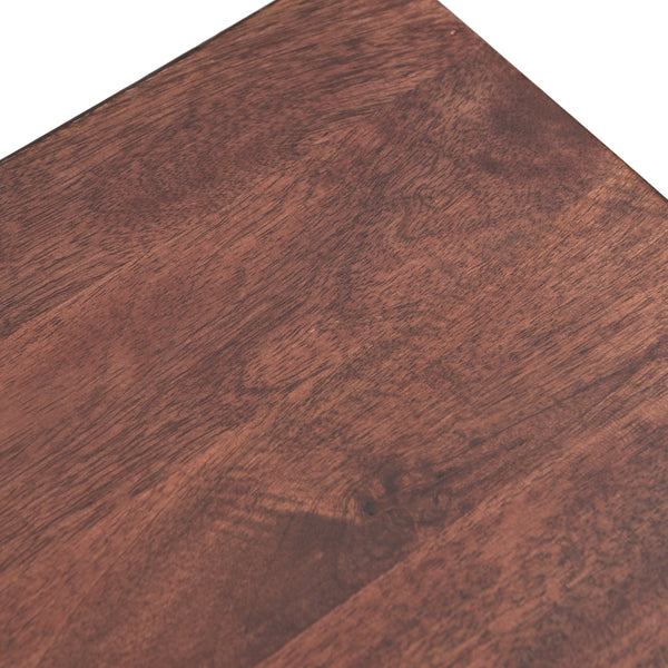 English Elm Christopher Knight Home® - End handcrafted traditional wood end table with carved detailing, mango-faux wood finish, drawer storage, 18"W 67337.00