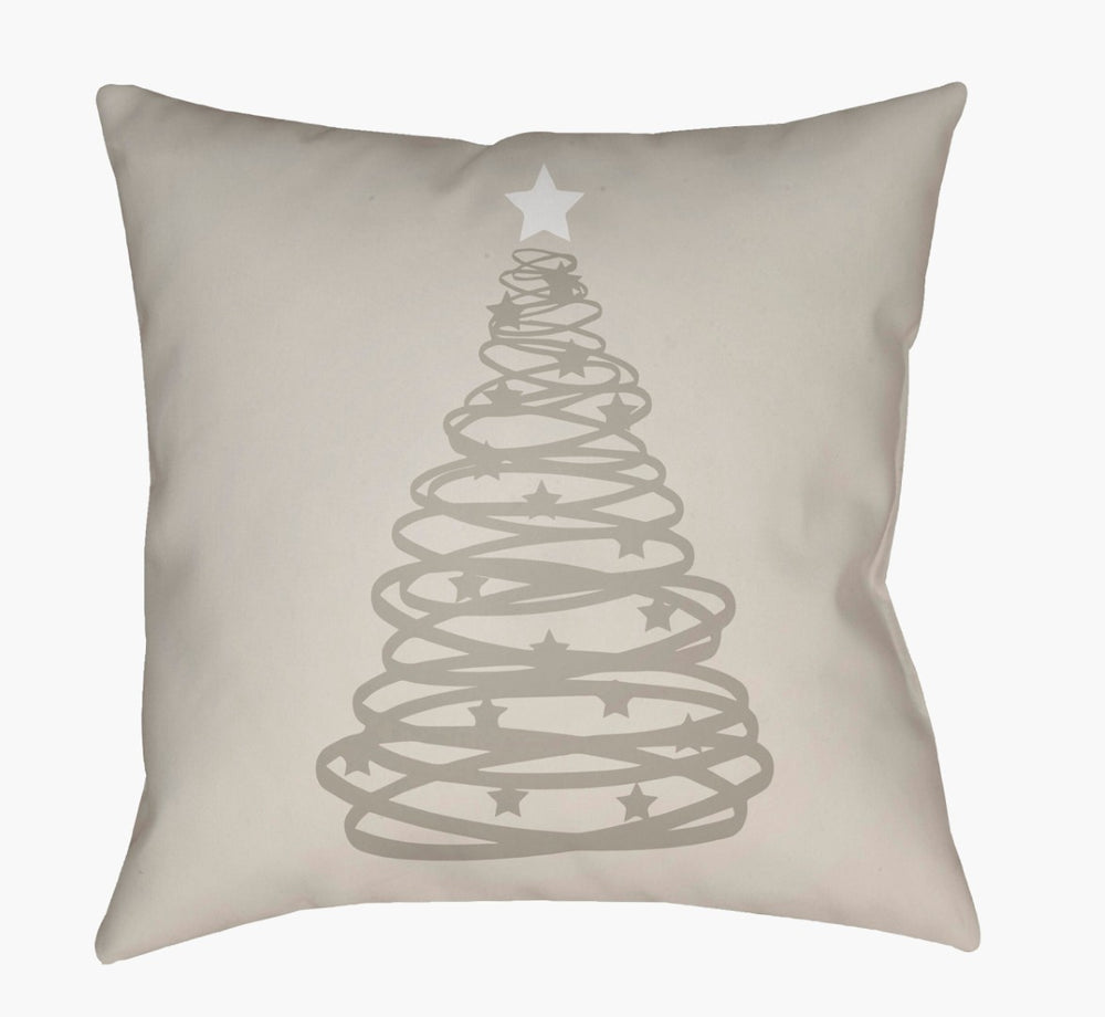 Livabliss Christmas Tree Festive Holiday Square Pillow Polyester Indoor Outdoor Sofa Accent HDY119-2020