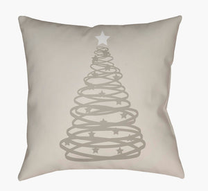 Livabliss Christmas Tree Festive Holiday Square Pillow Polyester Indoor Outdoor Sofa Accent HDY119-2020