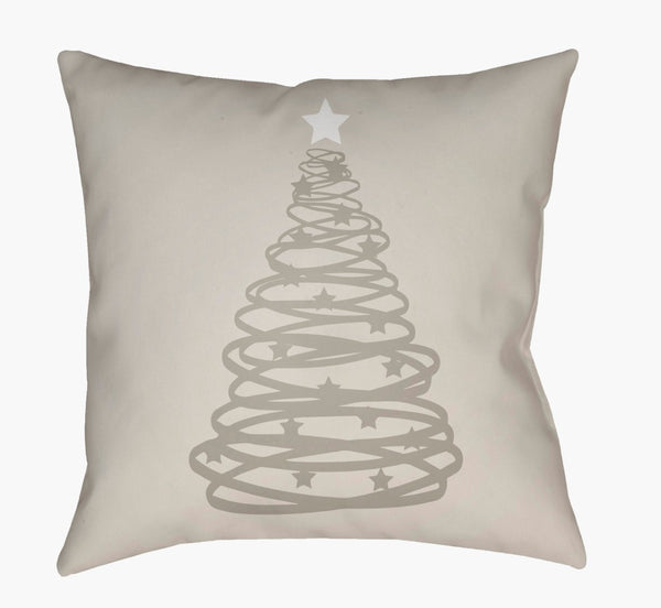 Livabliss Christmas Tree Festive Holiday Square Pillow Polyester Indoor Outdoor Sofa Accent HDY119-2020