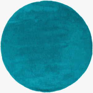 Surya Heaven Hea-8006 8' X 8' Plush Handmade Rug - Modern Decor With Spot Clean Convenience & Warranty Aqua Polyester Hea8012-8rd