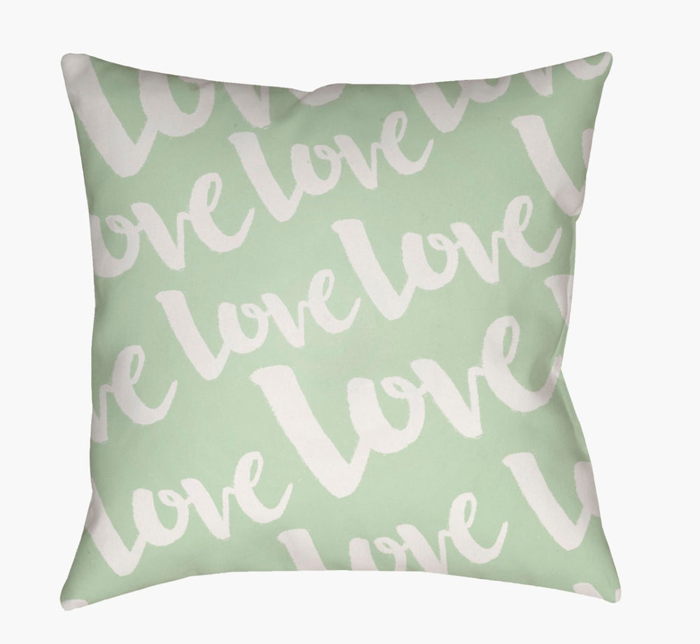 Livabliss Love Heart Motif Woven Polyester Accent Pillow for Sofas Chairs and Beds Usa Made HEART017-1818