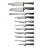 Lenox Cambridge Nero Hammered Titanium 12-Piece Cutlery Block Set NO COLOR METAL 92668KBCC18DS