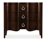 Bella Donna Three-Drawer Nightstand 6900-90216-89 Brown BellaDonna Collection 6900-90216-89 Hooker Furniture