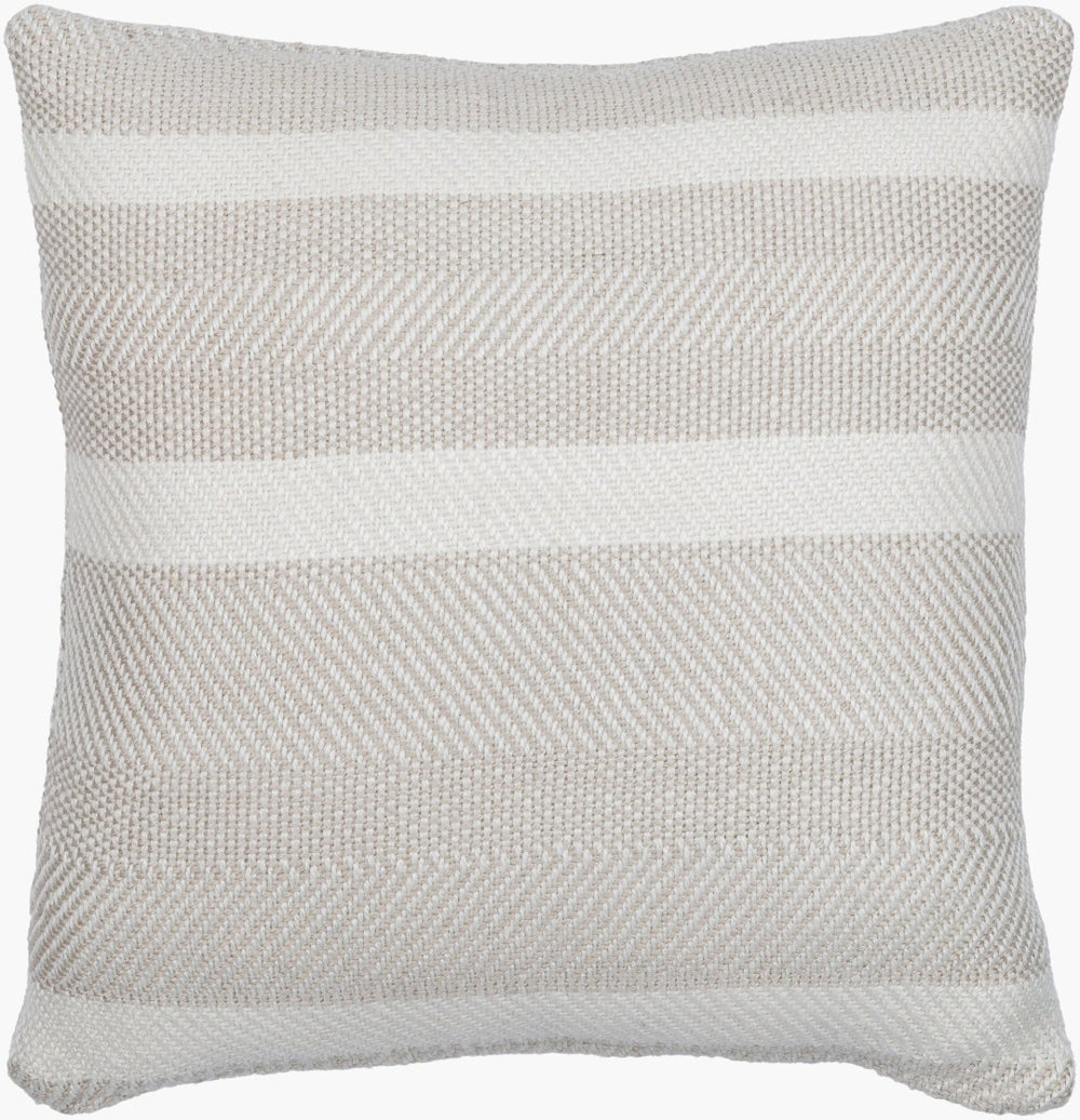 Livabliss Hereford Geometric Polyester Accent Pillow Handcrafted Square Sofa Decor Piece HEF001-2222D