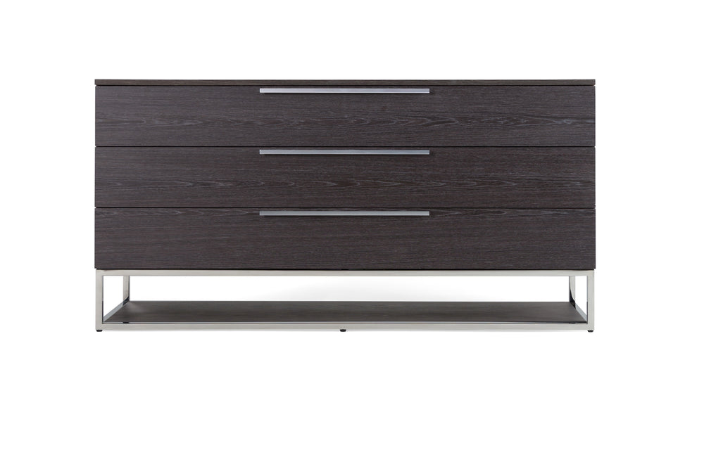 Vig Furniture Modrest Helenora - Sleek Modern Grey Elm Dresser With Soft-closing Drawers For Effortless Luxury Grey  Vgvc-mc1502-gry
