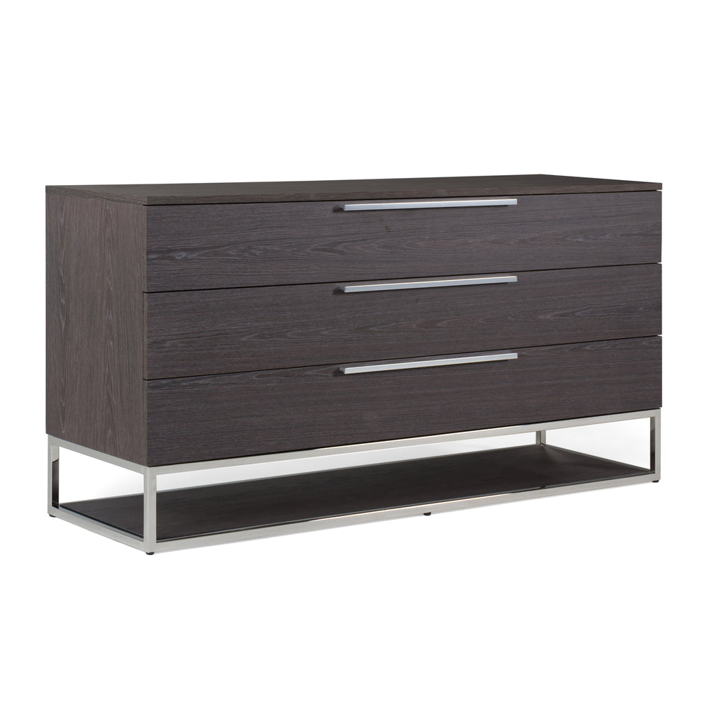 Vig Furniture Modrest Helenora - Sleek Modern Grey Elm Dresser With Soft-closing Drawers For Effortless Luxury Grey  Vgvc-mc1502-gry