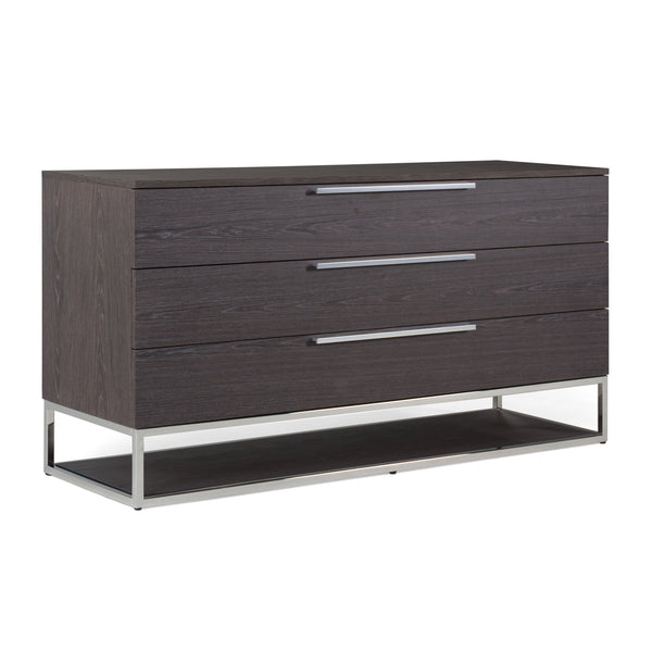 Vig Furniture Modrest Helenora - Sleek Modern Grey Elm Dresser With Soft-closing Drawers For Effortless Luxury Grey  Vgvc-mc1502-gry